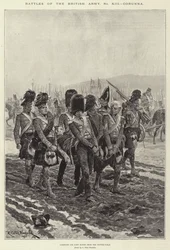 Battles of the British Army, Corunna, Carrying Sir John Moore from the Battlefield